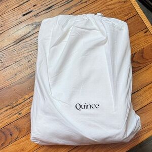 Quince Classic White Bedding Cover Set